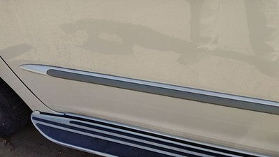 04-05 Sienna Driver Left Front Moulding From Door Oem Trim Strip White 071