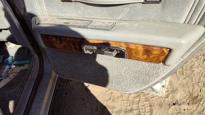 85 Grand Marquis Passenger Right Rear Door Trim Panel With Switches Back Gray