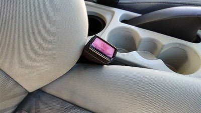 2011-2013 Ford Fiesta Passenger Right Front Seat Belt Buckle Receiver Black Dl