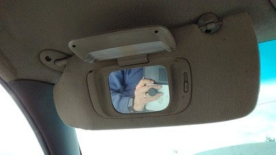 2000 Chrysler Town & Country Driver Left Sun Visor Oem Gray 0Rf33tl2aa