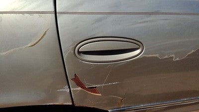1997-05 Park Ave Ultra Passenger Right Rear Outside Door Handle Oem Back Silver
