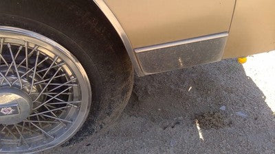 1985 Olds 88 Passenger Right Moulding From Fender Oem Trim Strip Chrome Front