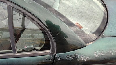 Saturn Sl1 Driver Left Rear Moulding On Quarter Panel Oem Green