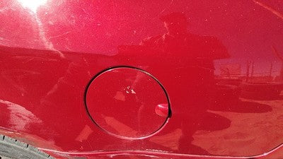 2010-2012 Ford Fusion Fuel Tank Door With Hinge Gas Lid Oem Filler Red U6