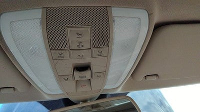 12-15 Mercedes C300 Center Overhead Console Dome Light Map Lamp Cubby Beige 125