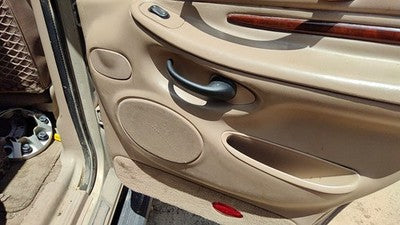98 Navigator Passenger Right Rear Inside Door Trim Panel Wh Switches Back Tan Kx