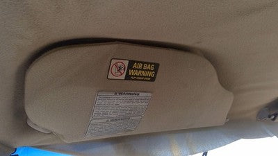 1999 F250 Super Duty Driver Left Sun Visor Oem