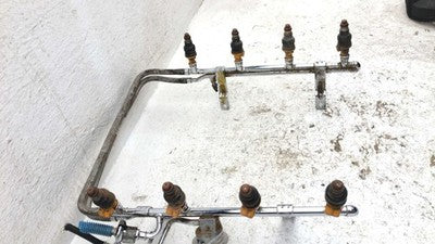 1985-2003 Ford F150 Complete Fuel Rail With Injectors Set Loaded Oem 4.6L