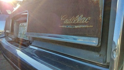 1984 Deville Sedan Chrome Rear Trim On Trunk Oem Deck Lid