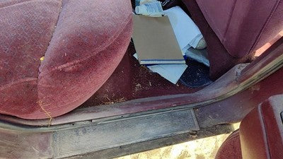 1998 Buick Lesabre Passenger Right Lower Kick Trim Panel Oem Red