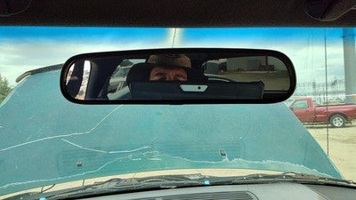 1996 S10 Blazer Inside Rear View Mirror Oem Windshield Mounted