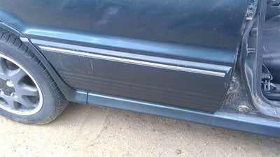 91 Mitsubishi Galant Vr4 Passenger Right Rear Moulding From Door Back Trim Green