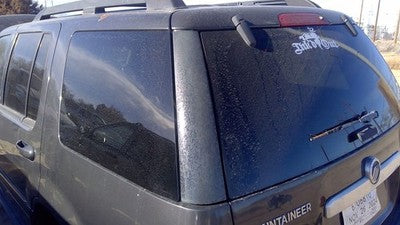 2007 Mercury Mountaineer Driver Left Rear Moulding On Quarter Panel Charcoal G5