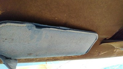 1985 Pontiac Sunbird Driver Left Sun Visor 2Dr Oem Blue