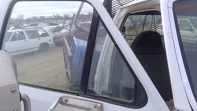 92-97 Ford F450 Passenger Right Front Vent Window Small Door Glass With Frame