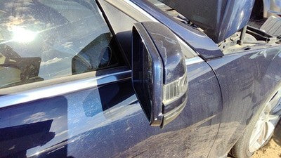 12-14 C300 Passenger Right Power Side Mirror Door Mounted Lunar Blue 890