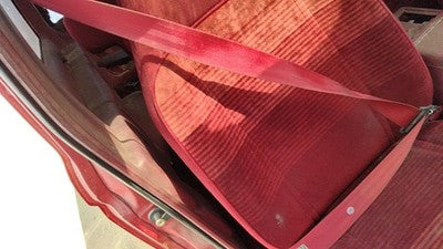 1990 Ford Bronco 2 Passenger Right Front Seat Belt Retractor Oem Shoulder Red