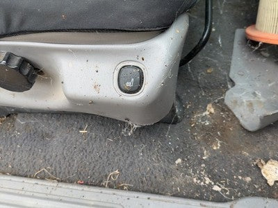 01 Expedition Passenger Right Side Power Seat Switch With Trim Panel Oem Gray 12