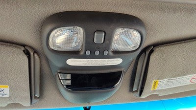 00-01 Bravada Center Overhead Console Dome Light Map Lamp Sunroof Pewter 922
