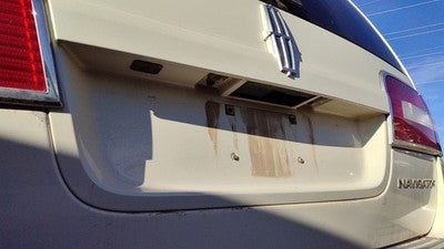 2007-2008 Lincoln Navigator License Plate Trim Surround Panel Tail Trunk Finish