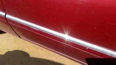 95-02 Eldorado Passenger Right Front Moulding From Door Trim Strip Crimson 86U