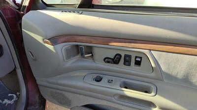 1996 Olds 88 Passenger Right Front Door Trim Panel With Switches Gray
