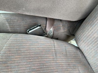 92-97 Ford F250 Driver Left Front Seat Belt Buckle Receiver Oem Brown Rk