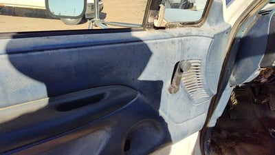 1996 Ford F350 Driver Left Front Inside Door Trim Panel Manual Windows Blue