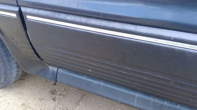 91 Mitsubishi Galant Vr-4 Driver Left Front Moulding From Door Trim Strip Green