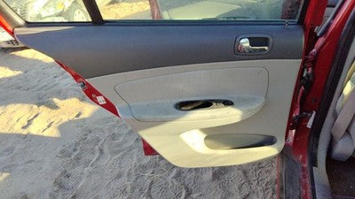 05-10 Chevy Cobalt Driver Left Rear Door Trim Panel With Switches Back 14C Gray