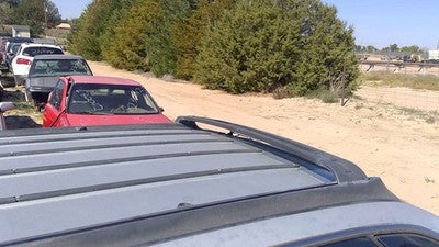 1991 Chevy Caprice Complete Luggage Rack Assembly Roof Rails With Cross Bars Oem