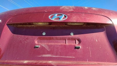 2007 Hyundai Accent License Plate Trim Surround Panel Tail Trunk Finish 5r Red