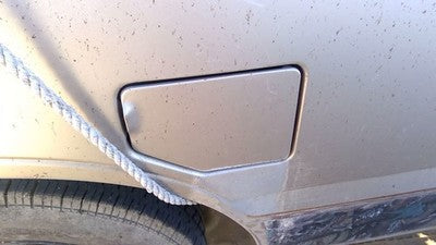 1986 Isuzu Pup Pickup Fuel Tank Door With Hinge Gas Lid Oem Filler Red