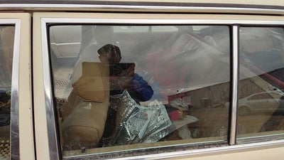 1979-1985 Mercedes 300Td Driver Left Rear Side Window Door Glass Oem Back