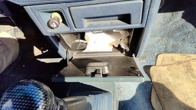 1985-1986 Toyota Camry Center Dash Lower Cubby Glove Box Oem Blue