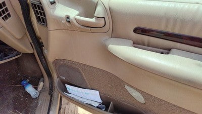 00 Town & Country Passenger Right Front Door Trim Panel With Switches Tan