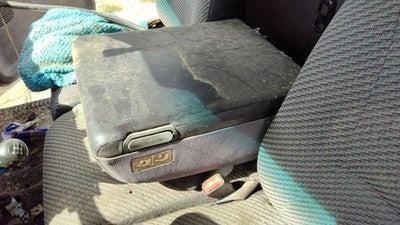 2000 2001 Dodge Ram 1500 Center Floor Console Assembly Jump Seat Oem Gray