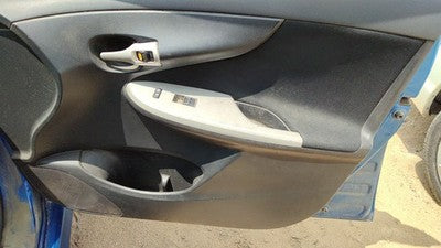 09 10 Corolla Passenger Right Front Inside Door Trim Panel Wh Switches Charcoal