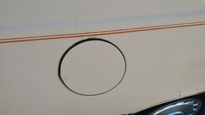 1984 Ford Tempo Fuel Tank Door With Hinge Gas Lid Oem Filler Tan