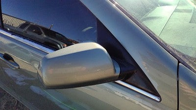 2005-2007 Cadillac Sts Passenger Right Side Mirror Door Mounted Oem Green 92U