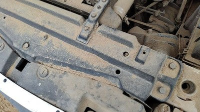 1990-1992 Volvo 740 Top Plastic Cover Above Radiator Support Oem Upper Shield