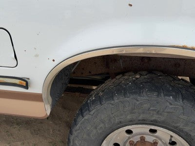 1997-1999 Ford F250 Driver Left Rear Wheel Flare Moulding Oem Back