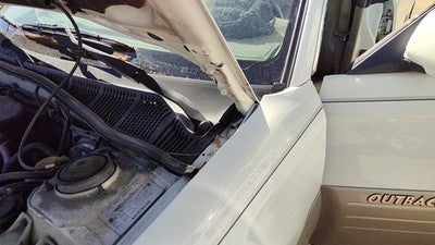 2000-04 Legacy Outback Driver Left Hood Hinge Assembly Oem White 8Y3 57260Ae01a