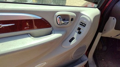 06-07 Town Country Driver Left Front Door Trim Panel With Master Switch Khaki J1