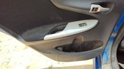 09 10 Corolla Driver Left Rear Inside Door Trim Panel Wth Switches Back Charcoal