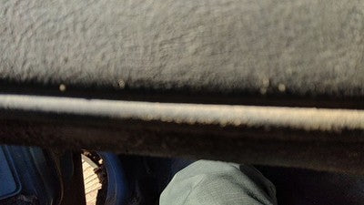 1975 Cutlass Supreme Passenger Right Sun Visor Oem 2 Door Coupe Blue