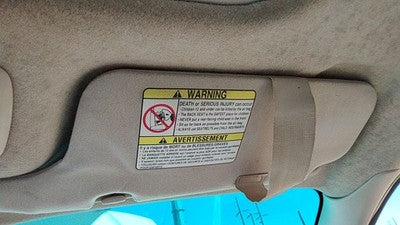 2000-2001 Legacy Outback Passenger Right Sun Visor Oem Tan 040 92011Ae28aob