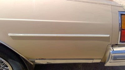 1985 Olds 88 Driver Left Rear Moulding On Quarter Panel Oem Gold