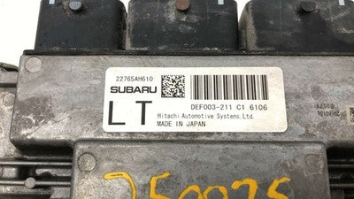 2016 Subaru Wrx Electronic Control Module Computer Ecm Ecu 2.0L Turbo 6Sp Awd