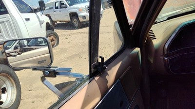 80-91 Ford F150 Driver Left Front Vent Window Small Door Glass With Frame Oem
